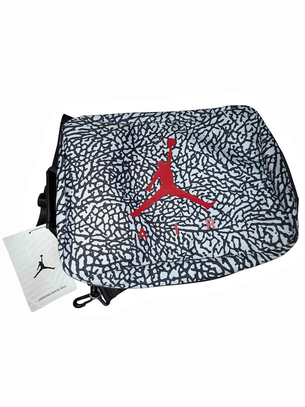 Jordan Air Jordan Shoe Box Bag Elephant Print Gray & Black
